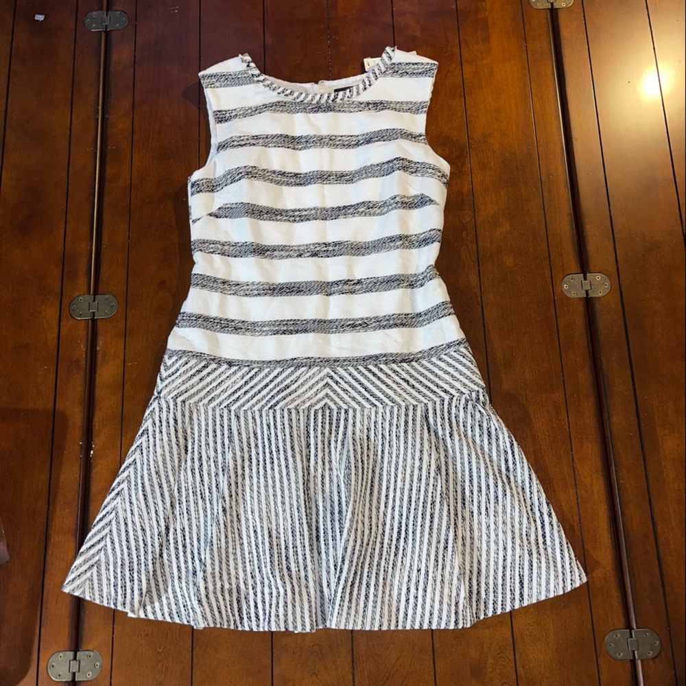 J Crew Mini Dress with stripes NWT